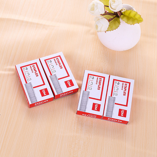 Lidemei No. 12 small box staples office regular 24/6 staples 1000 pieces box can be stapled for 25 pages