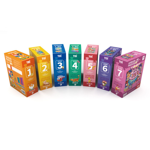 TOI Tuyi puzzle 1-7 years old children's educational advanced bilingual story children's development of intelligence paper early education toys