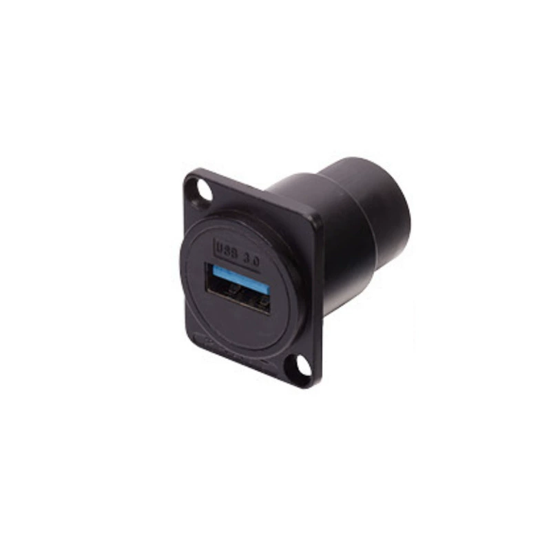 USB2.0 черная лента индикатор крепления панель разъем двойная материнская головка прямо вставлена D-тип просверленный дата-разъем