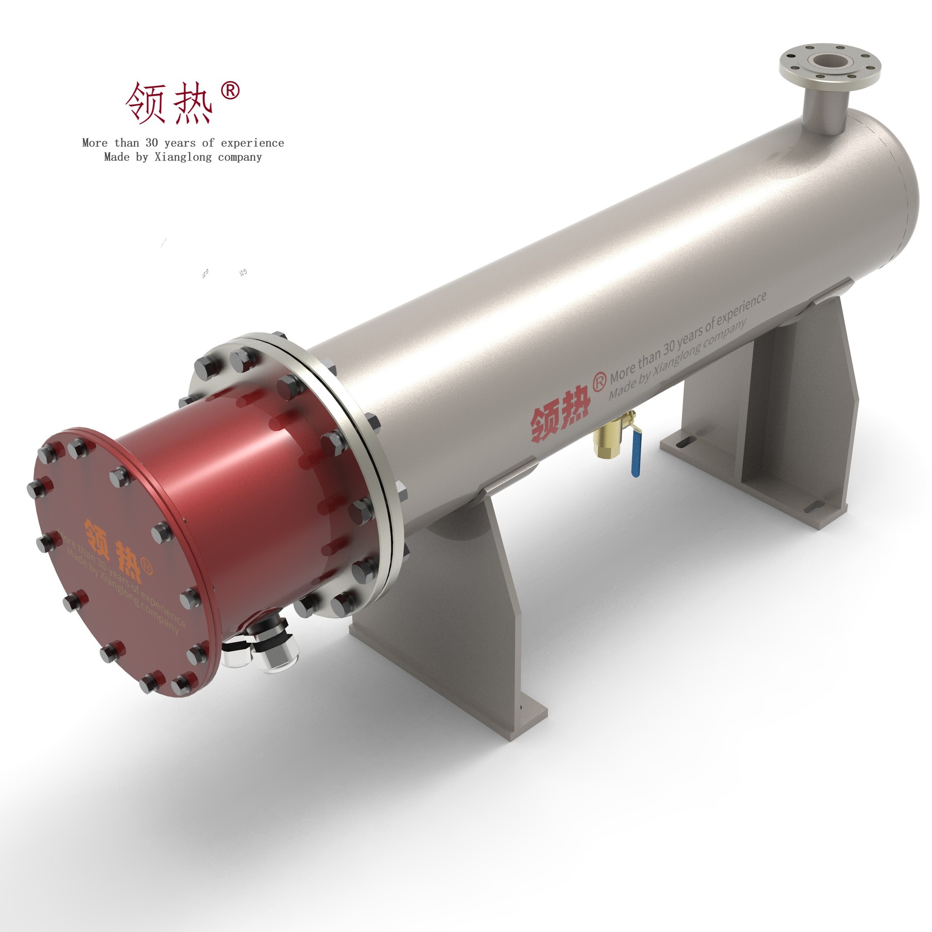20KW工业   定 制   空气气体液体电加热器 管道加热器（含温控控