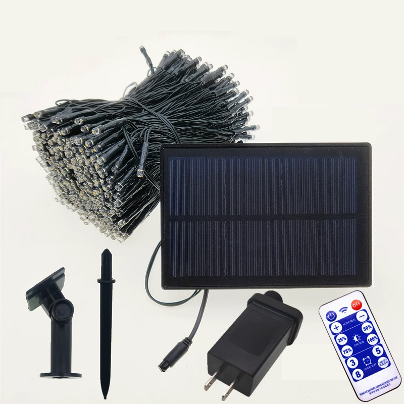 LED travel light strip solar-powered for gazebo, remote control