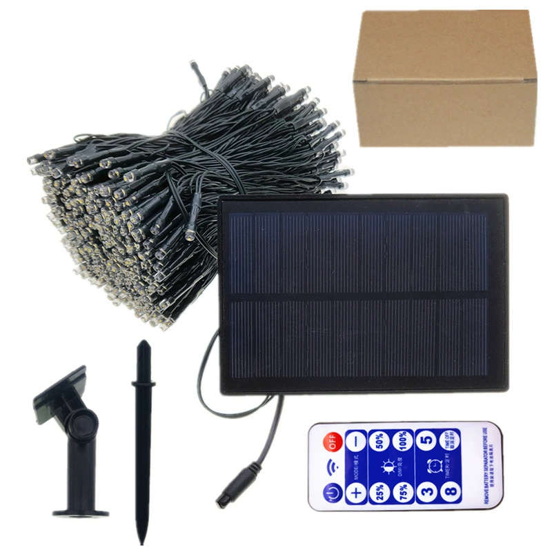 LED travel light strip solar-powered for gazebo, remote control