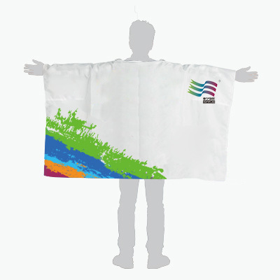 Banderas de fabricación personalizadas de la Copa del Mundo de Europa Fan Bandera de Capa Transfronteriza Bandera de Desfile de Publicidad