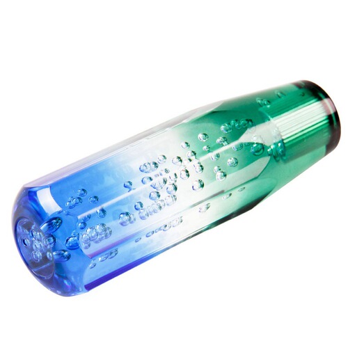 Crystal octagonal shift knob modified to 3-color wave shift lever head gear shift knob shift lever