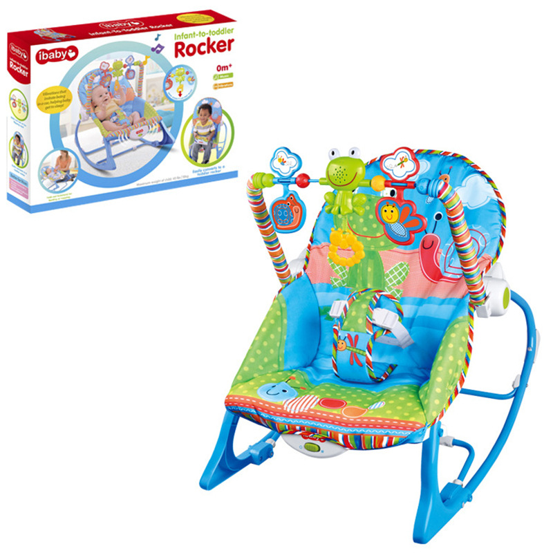 Silla Mecedora Infantil Transfronteriza YRB, Silla de Descanso para Bebés, Cuna, Silla con Música, Vibración e Inercia