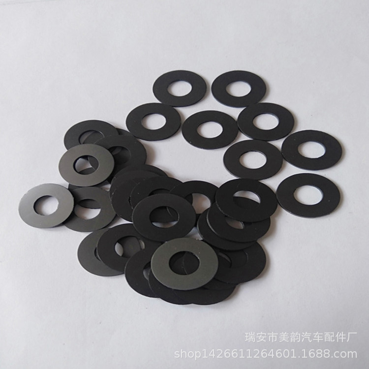 黑色石墨垫片塑料螺丝尼龙垫圈5*8*0.5适用于电机电子设备绝缘