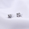 Jewelry, fashionable earrings, accessory for beloved, silver 925 sample, simple and elegant design, wholesale, custom made