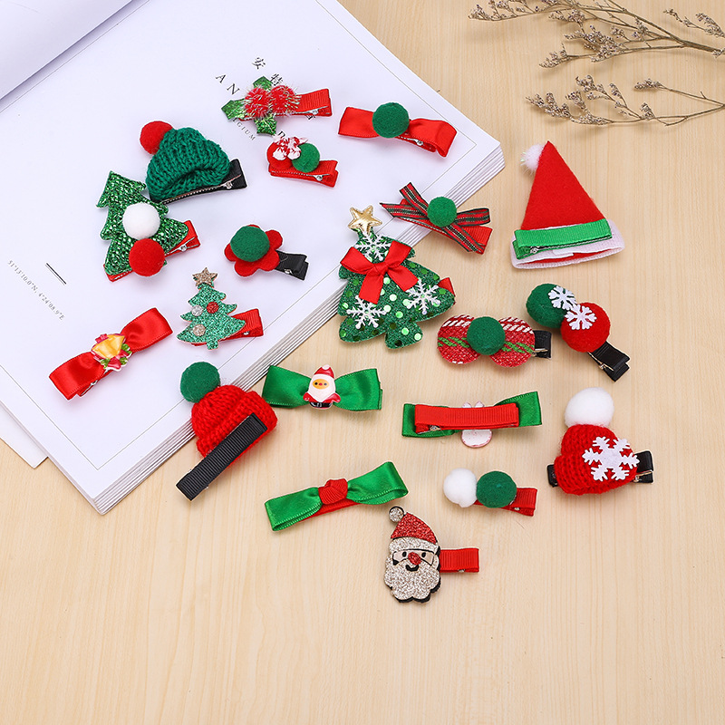 Christmas Ornaments Christmas Gift Pendants Accessories Wholesale Santa Claus Christmas Hat Small Decorations