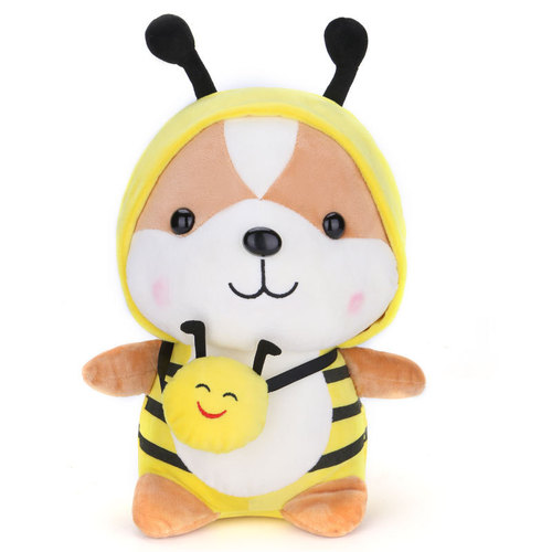 Creative transformation squirrel plush toy cartoon dinosaur elk doll unicorn children's doll gift for girls