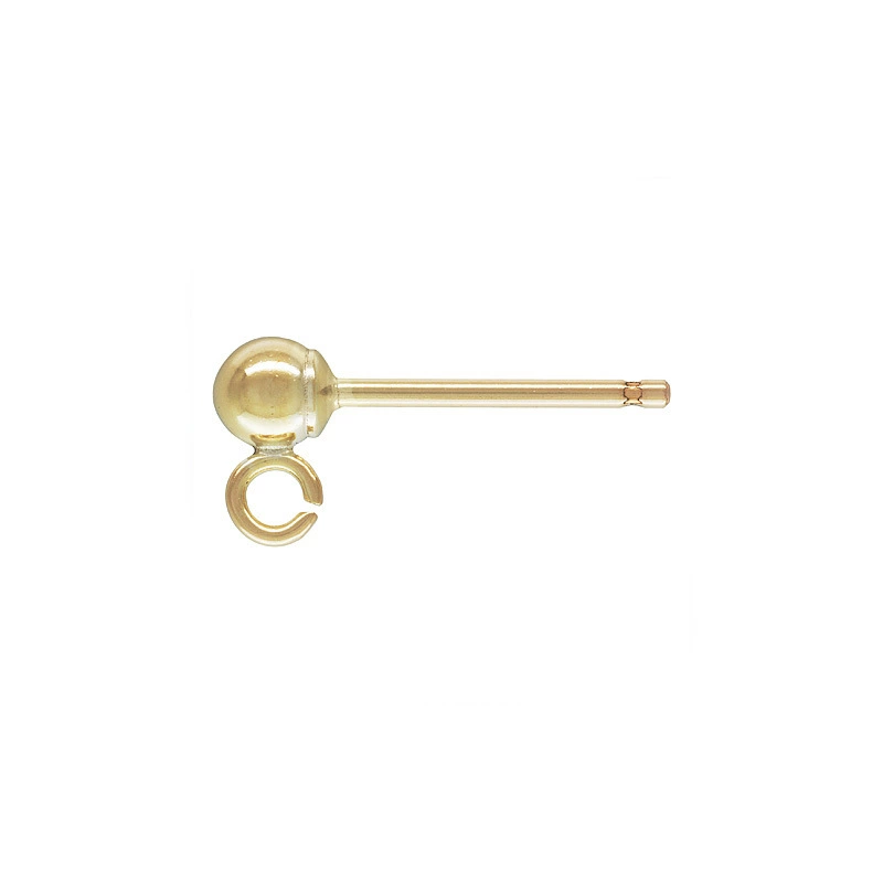 Серебряные серьги, круглые бусины, аксессуар, США, 14 карат
