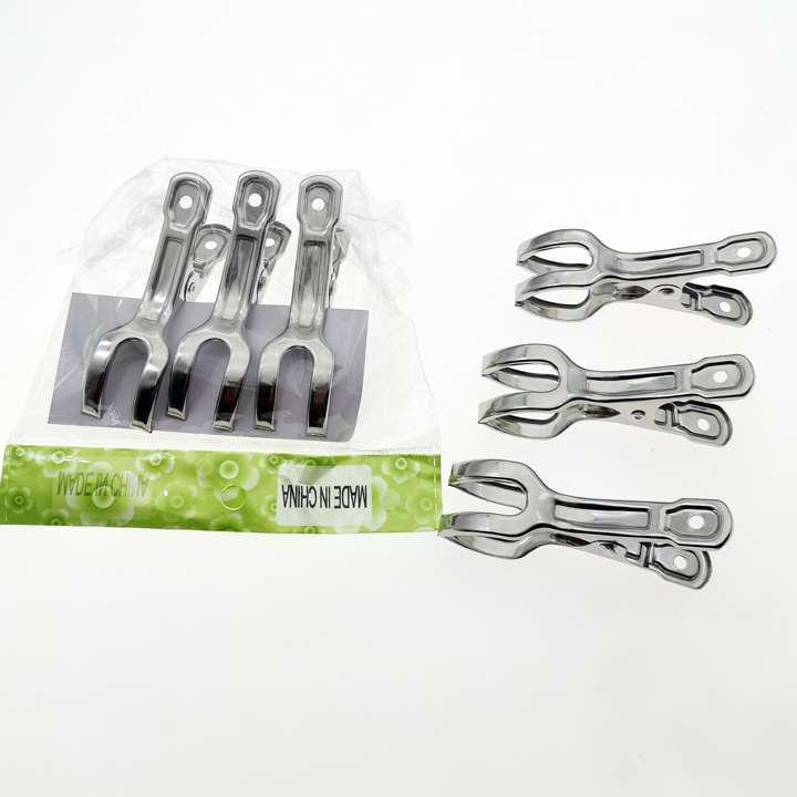 L2442 8,5 cm tres pequeño clip abierto clip de ropa multifuncional calcetines de secado clip de aire 2 yuanes tienda