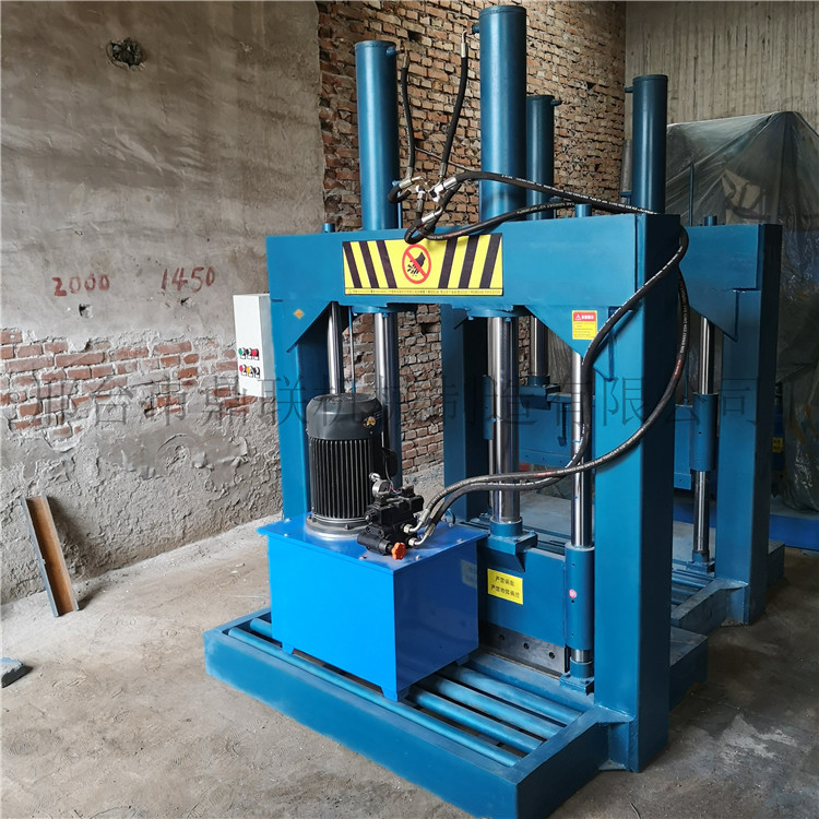 液压单刀再生胶切胶机  大棚膜立式液压铡刀机