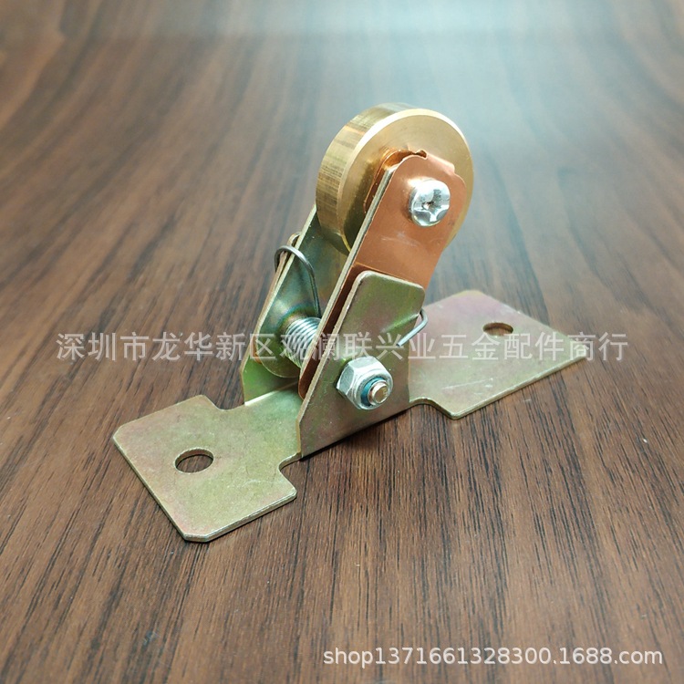 A-02导电轮 老化线导电轨 双向带铜片导电刷 一寸实心铜轮