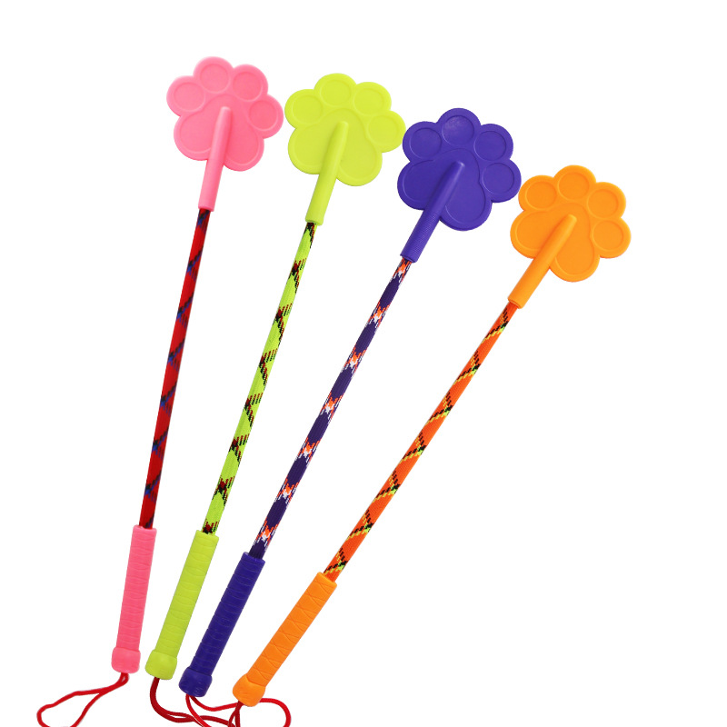 Suministro directo de fábrica caliente de goma amor raqueta perro entrenamiento palo perro golpeando palo suministros de entrenamiento para mascotas en stock al por mayor