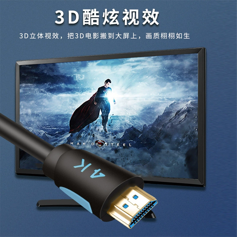 HDMI-кабель для передачи видео высокого разрешения, кабель ТВ, кабель для проектора компьютера, дисплей 4K60Гц