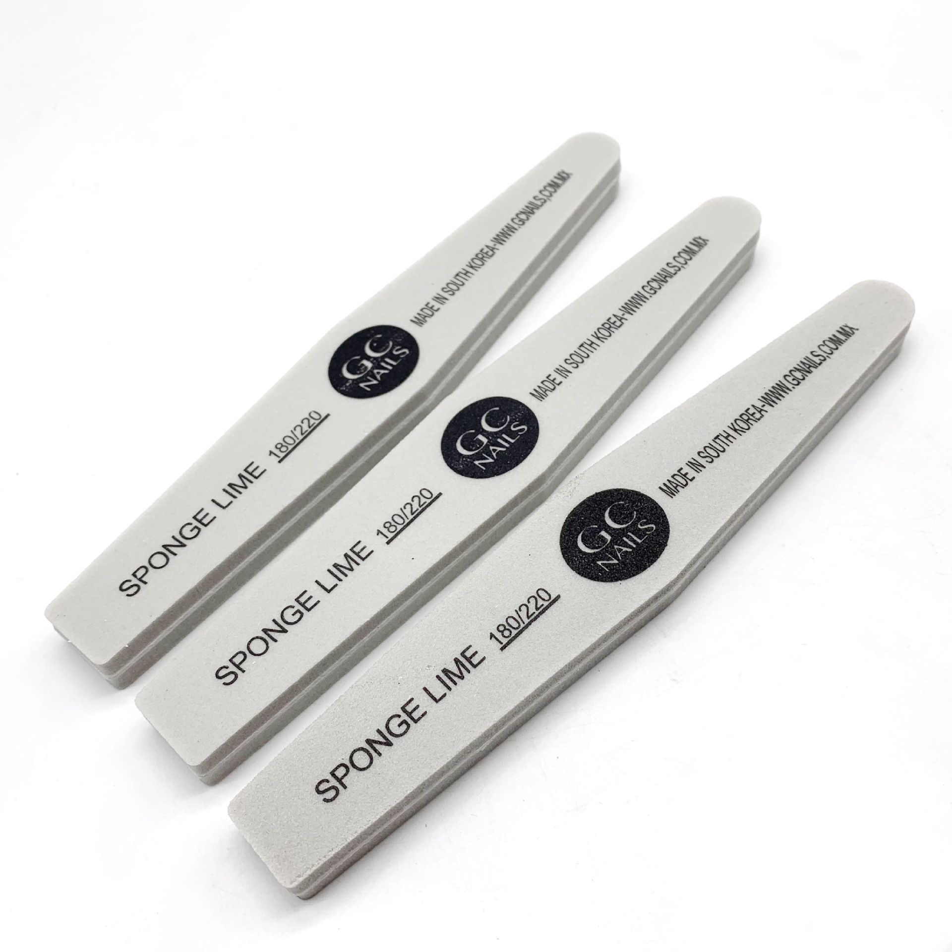 Fuente de fabricación personalizada esponja de arena fina de manicuras de fricción diamante de doble cara pulido archivo de uñas al por mayor