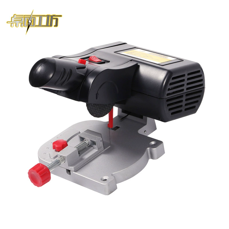 Микро Настольный станок для резки постоянного тока с большим крутящим моментом и мощной металлической стеклянной железной алюминиевой профильной режущей машиной