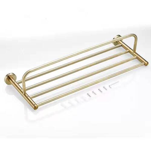 Bathroom copper towel rack bathroom storage rack bathroom hardware pendant towel bar towel rack wholesale