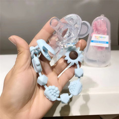 Bainbao infant and toddler cartoon pacifier with anti-lost pacifier chain baby comfort pacifier