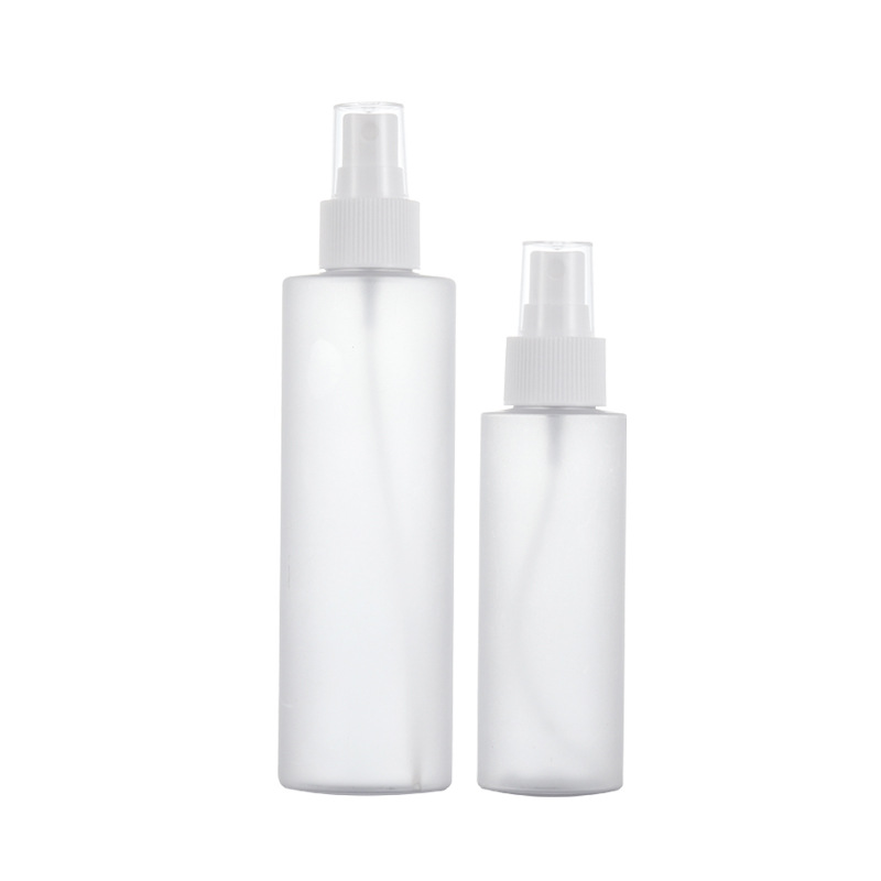 En stock botella de spray 100ML/200m helado hombro plano puro botella de rocío transparente aerosol pequeña cubierta botella vacía material de embalaje Xumin