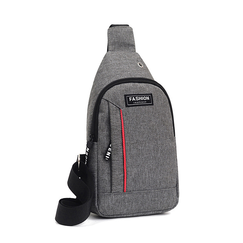 Bolso de mensajero para hombre al por mayor bolso de pecho casual de moda bolso de hombro pequeño para hombre mochila de tendencia deportiva resistente al desgaste cabello de una pieza