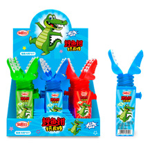 金稻谷10g鳄鱼钳玩具糖太空夹玩具糖果儿童零食盒装糖玩超市批发
