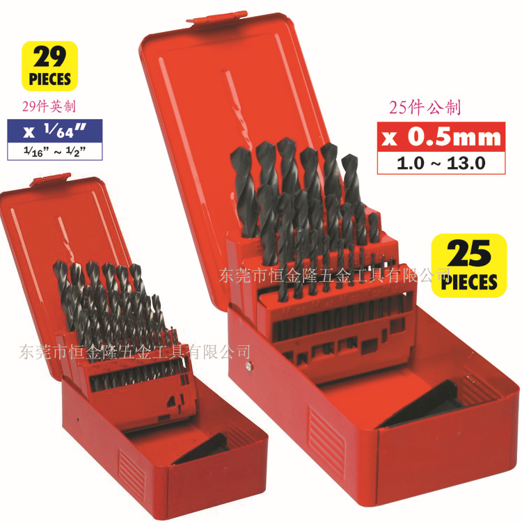 英国SHERWOOD 高速钢直柄麻花钻头 SHR-025-8500K 克伦威尔工具