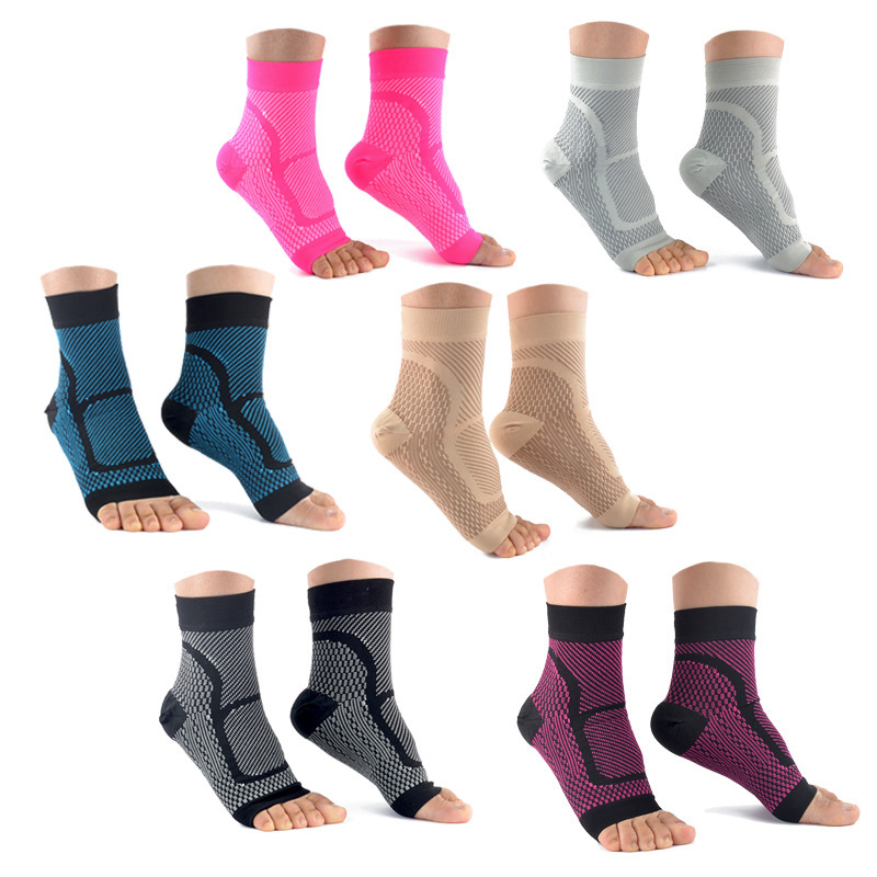 Sports ankle protection compression socks plantar fascia socks heel spurs recovery foot cover swelling ankle protection pressure socks
