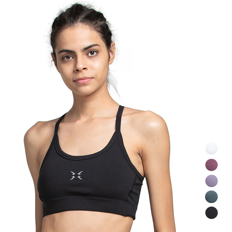 2026 New Shockproof Push-Up Fitness Vest Without Steel Rings Yoga Bra Beautiful Back Women's Sports Underwear
