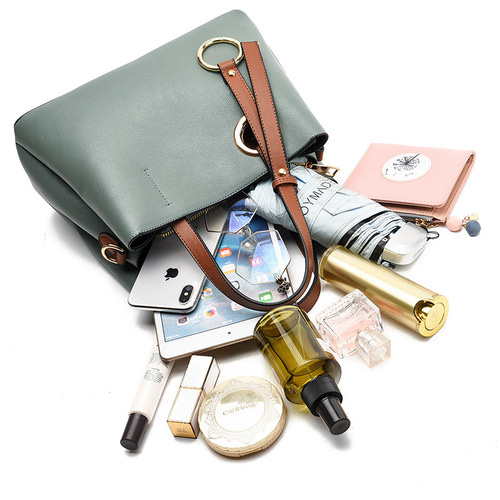 autumn and winter new fashion Korean style simple new women's bag bucket bag shoulder bag crossbody bag one generation