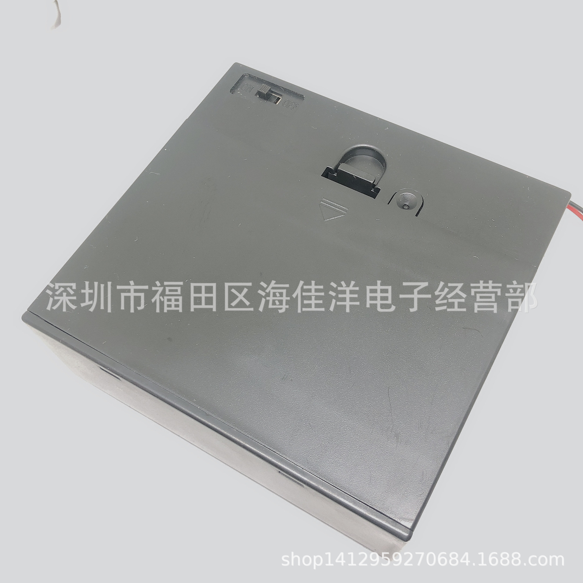 厂家直销 1号3节带盖带开关电池盒 4.5V大号三节电池座 一号三DX3