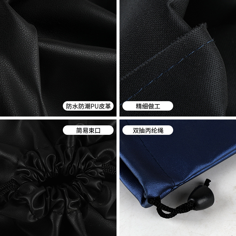 Bolsa de almacenamiento con cordón de energía móvil impermeable a prueba de polvo BOLSA DE TELÉFONO MÓVIL cubierta de la bolsa protectora de los auriculares cubierta imprimible LOGO