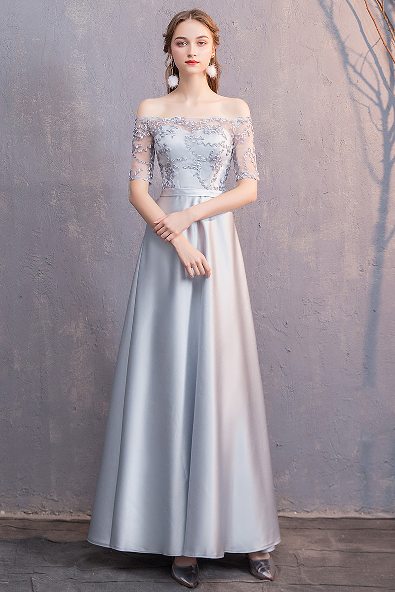 Vestido largo de dama de honor 2026, ajustado, de manga larga, para coro, banquete, graduación, grupo de hermanas, vestido de noche entallado, vestido de hada. image 17