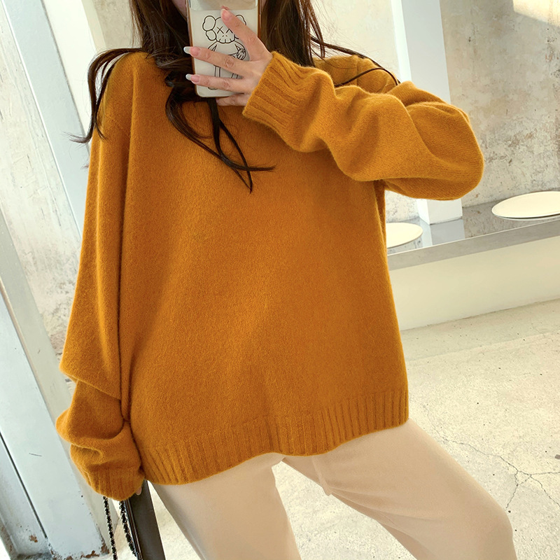 /Winter Colors in Oil Paintings~Saturated Soft and Waxy Alpaca Sweaters in Two Colors /Winter Colors in Oil Paintings~Saturated Soft and Waxy Alpaca Sweaters in Two Colors