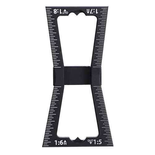 Woodworking British dovetail aluminum alloy marking line planning line template mortise dove mortise and tenon DIY woodworking auxiliary tools