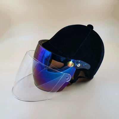 summer helmet four seasons autumn and — Motorcycle Safety Supplies - summer-helmet-white-mirror-color-mirror-top