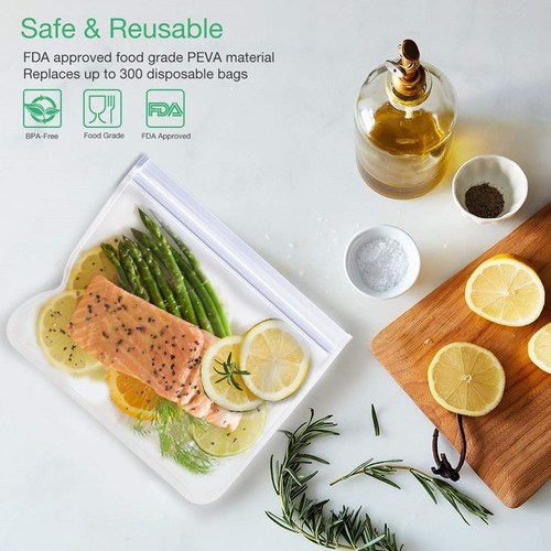 Self-sealing frozen food preservation bags, refrigerator food storage, anti-mixing smell, PEVA food bags