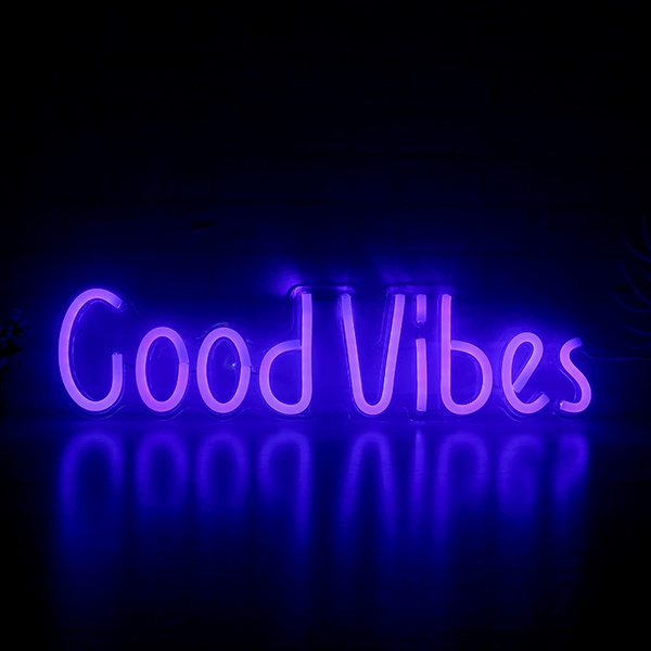Фон, COOD VIBES, синий