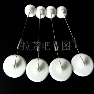 Promotional price tag steel wire spring clip supermarket rocking card shelf POP advertising clip PP swing card