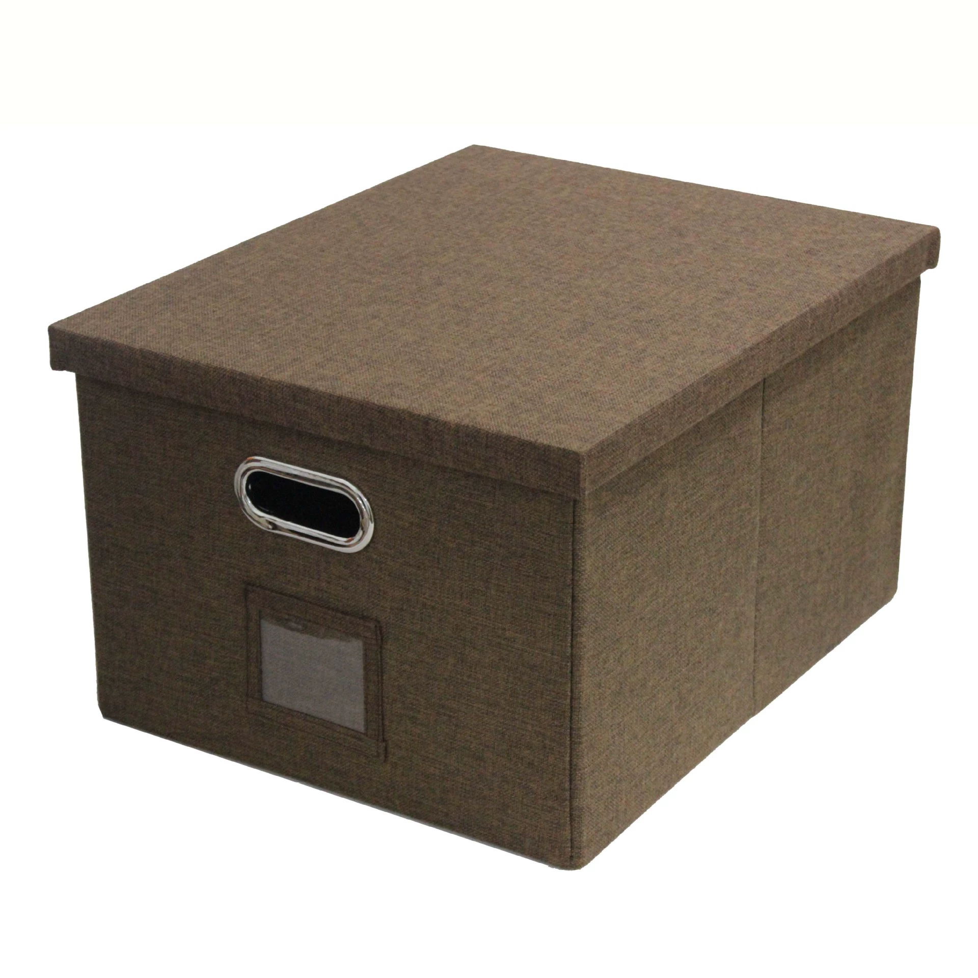 Big table metal folding storage box for documents, cotton and linen