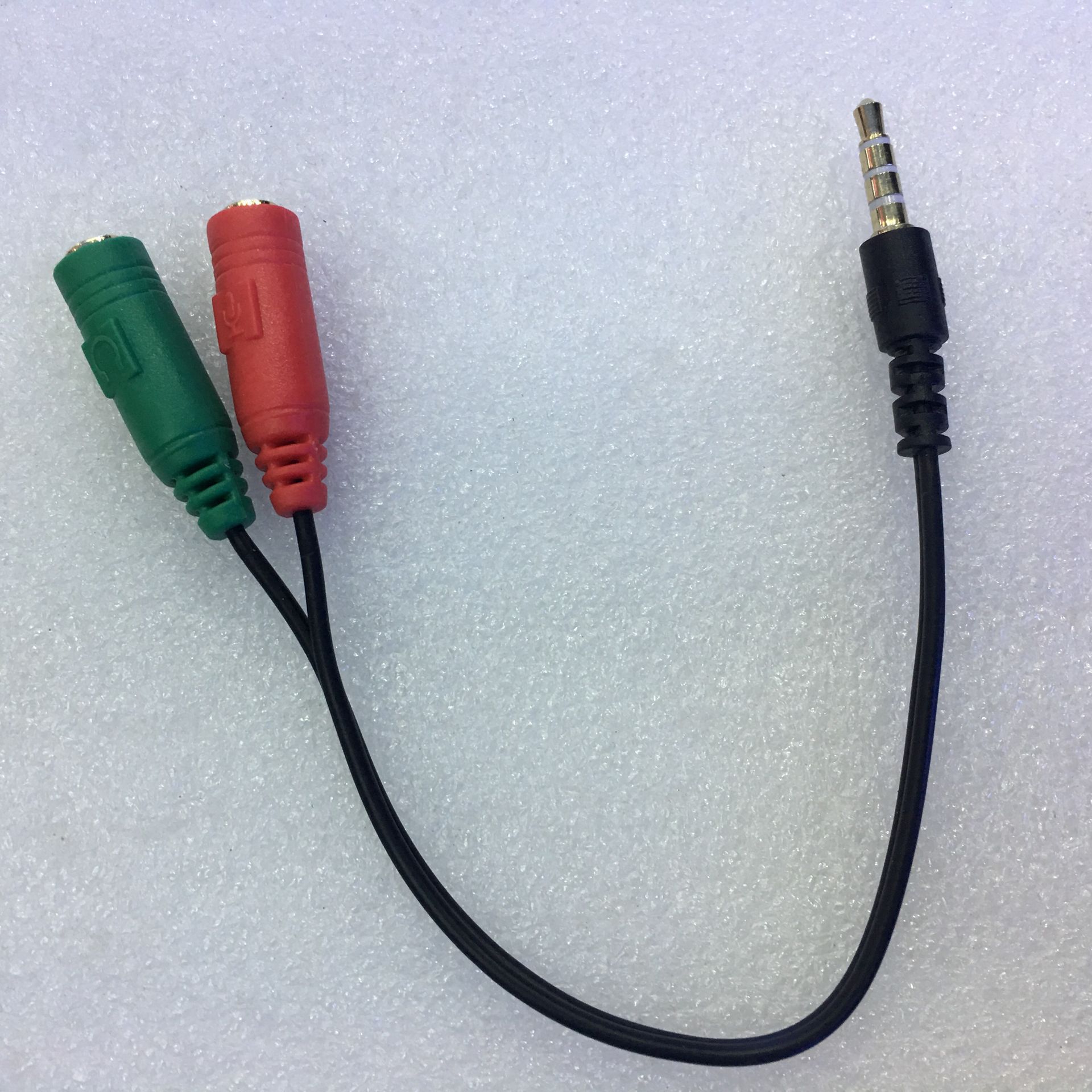 联想3.5mm 一分二 笔记本电脑麦克风线 耳机二合一转接线 音频线