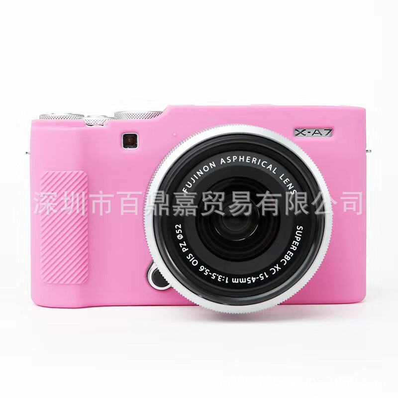 Suitable for Fuji XA7 Silicone Case X-A7 Special Micro Single Camera Bag Photography Bag Shockproof Drop-proof Portable