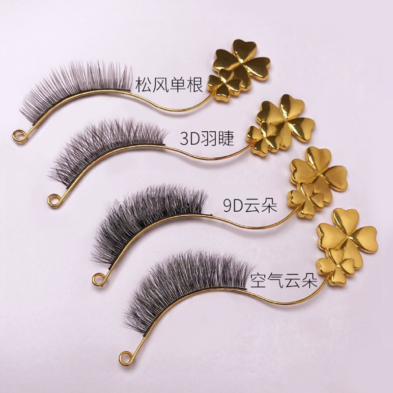 Soporte de exhibición de pestañas japonés impresión artefacto injerto pantalla magnética marco de fotos dispositivo de prueba de pestañas tienda de pestañas de alta gama