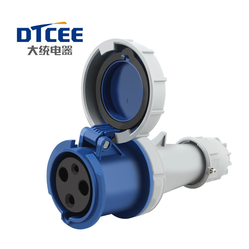 大统四芯63A-230V工业耦合器 高效防水材质 工业用输配电耦合器