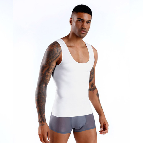 Men's breathable, comfortable, tight-fitting corset, abdominal control, back straightening, fitness shaping vest NY143