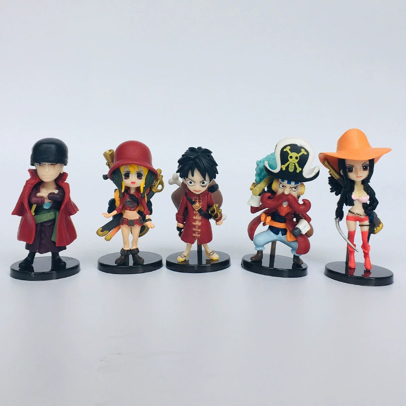 67th generation One Piece 9 red car decoration hand model animation baking cake decoration gift doll