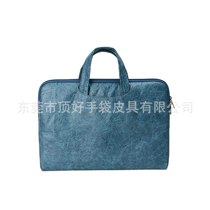 Fashion Eco-friendly DuPont Paper Laptop Bag Waterproof Anti-shock DuPont Paper Business Bag Waterproof Computer Bag