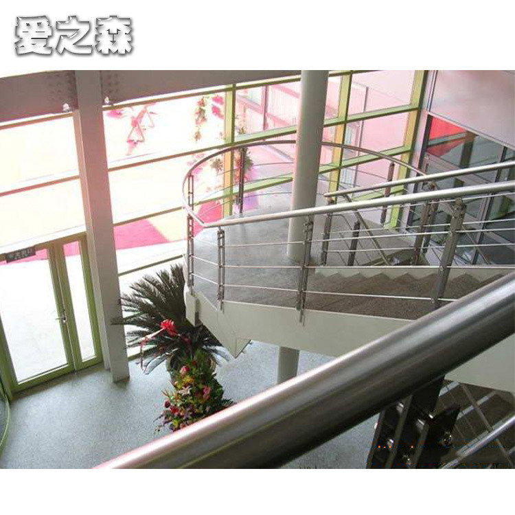 阳台护栏金属栏杆 玻璃栏杆加工 不锈钢阳台楼梯栏杆