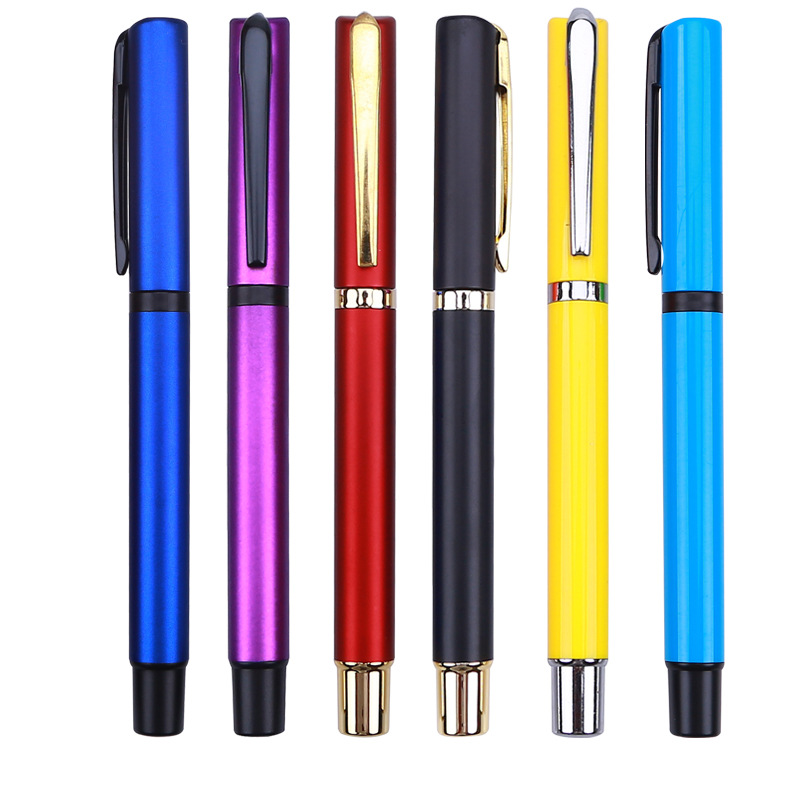 Nueva gran capacidad de alta gama firma pluma gel bala 0,5mm logotipo personalizable información de la empresa ventas directas