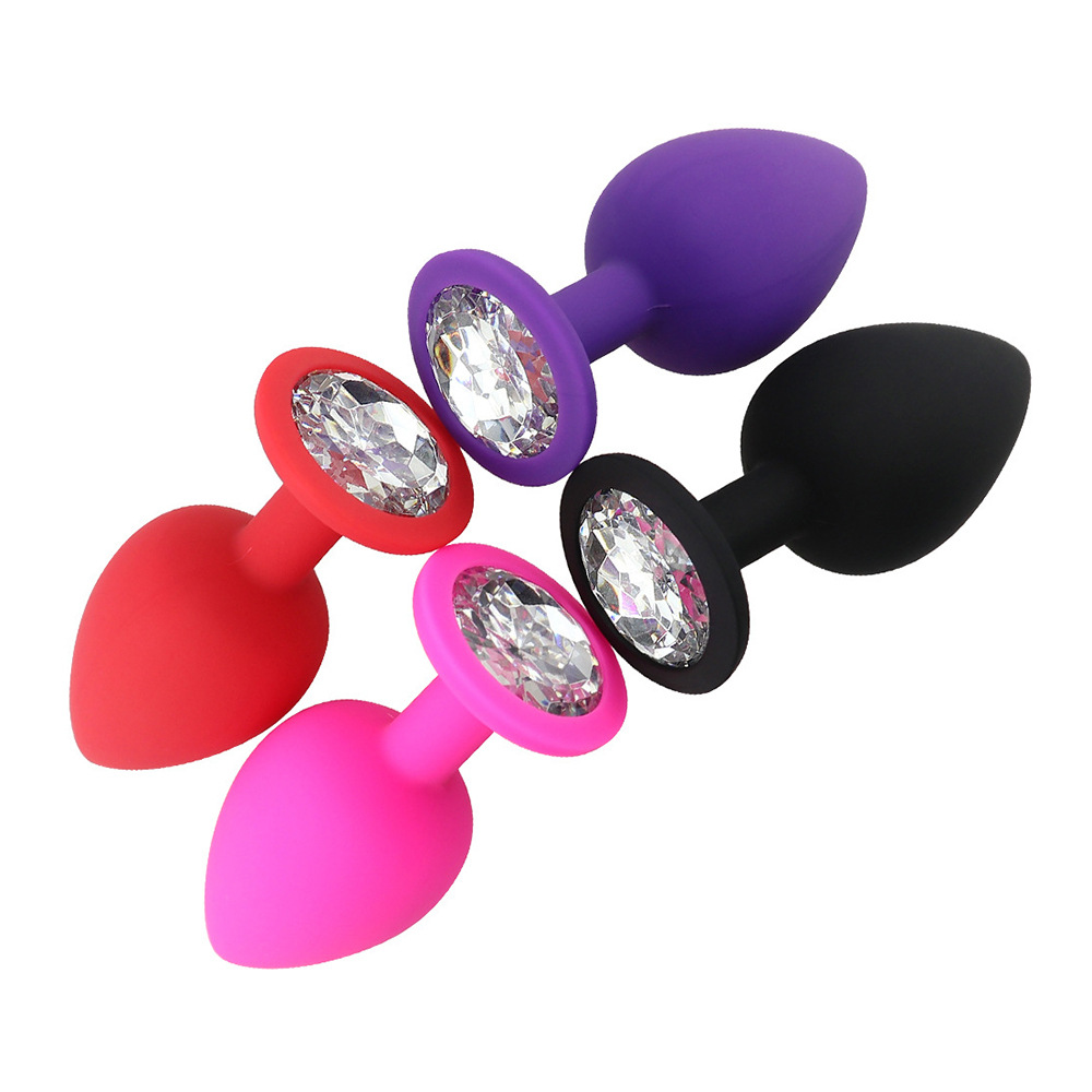 Prodotti per adulti: Silicone con diamanti, Plug anale per masturbazione, Prodotti erotici e di flirt gay, Dropshipping_voghion.com